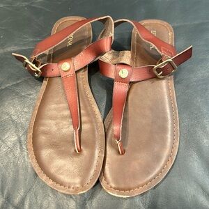 Brown Sandals W 9.5